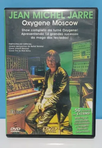 DVD Jean Michel Jarre - Oxygene Moscow.