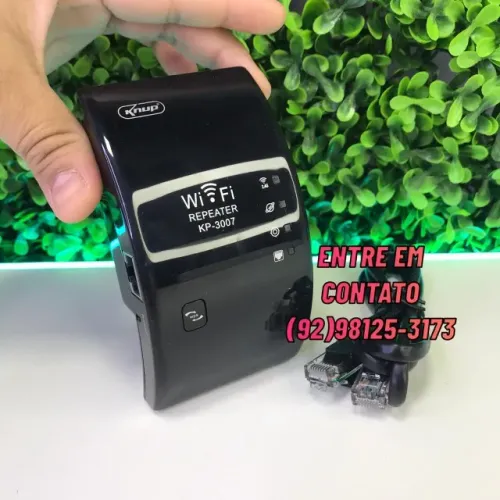 Repetidor de Sinal WiFi de Alta Velocidade e Gigas - Entrega das 9 até as hrs22