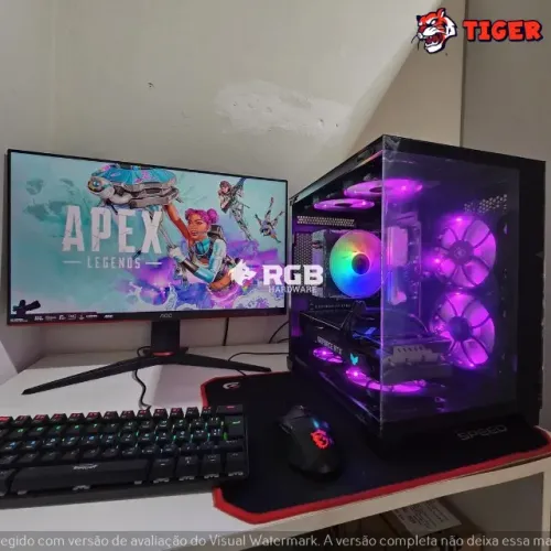 Pc Gamer Completo - Ryzen 7 5700X + RTX 3070 8GB + RAM 32GB + SSD M.2 NVMe 512GB