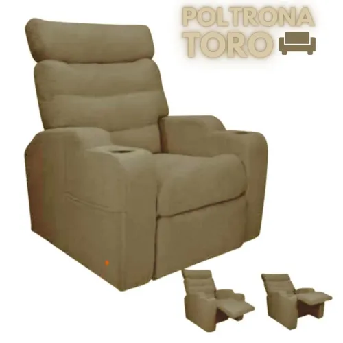 Poltrona reclinavel toro mx 74 2 estágios linho sr W98