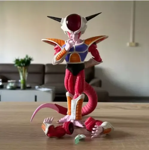 Boneco Freeza 1º forma - Dragon ball - 2 pares de mãos 21cm