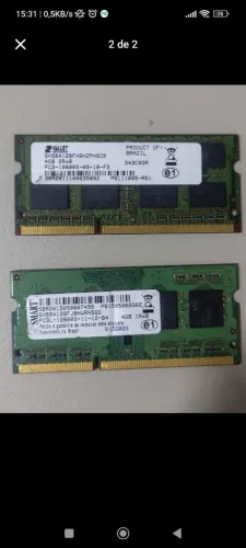 Memória RAM Smart 4GB DDR3 para notebook PC