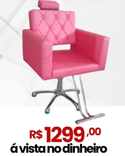 CADEIRA HIDRÁULICA PARA SALÃO DE BELEZA NOVA