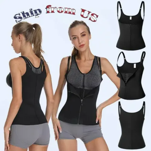Cinta Feminina para Exercícios: Cinta com Zíper, Compressão Dupla e Liberdade de Movimento