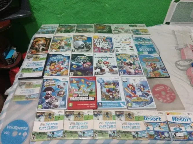 Jogos originais nintendo wii lista abaixo de jogos disponíveis