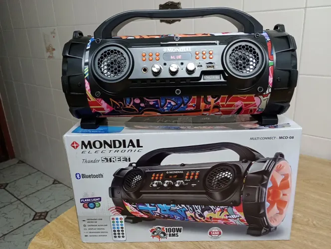 Caixa de Som Mondial (NOVA)
