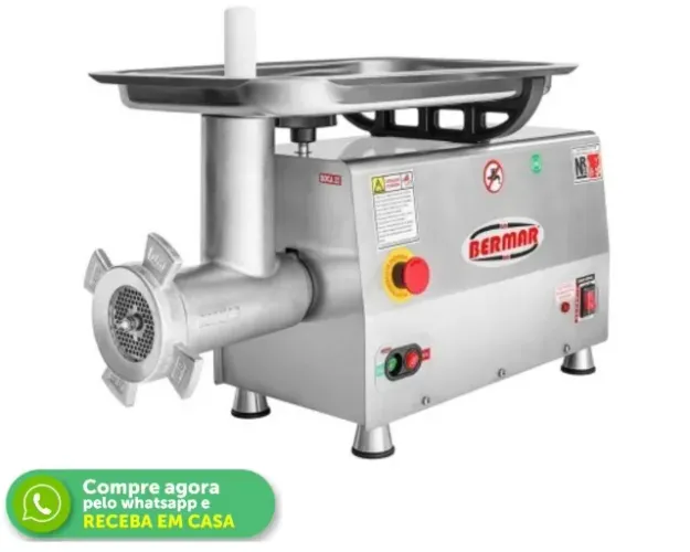 Picador de Carne Boca 22 Bermar Inox Novo