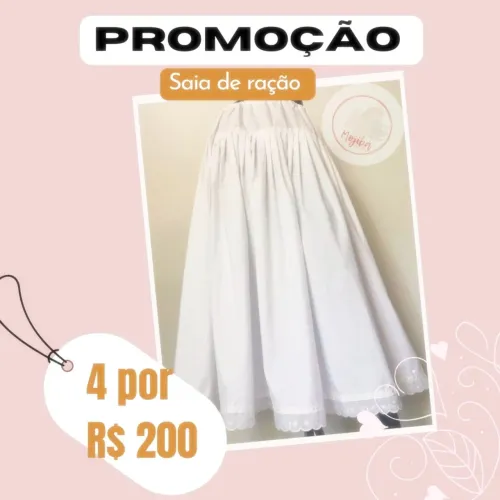 Kit 4 SAIAS DE RAÇÃO BRANCA  UMBANDA CANDOMBLÉ JUREMA 