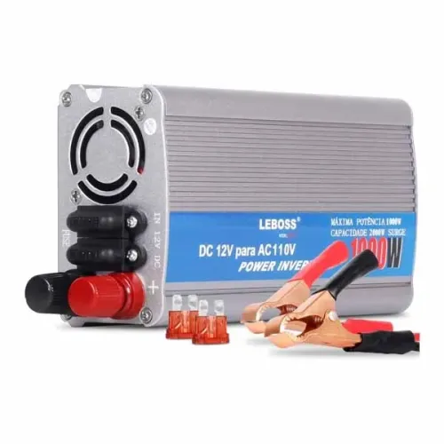 Inversor De Voltagem 12v P/ 110v 1000w Ref. In-04 Lb-521 008649