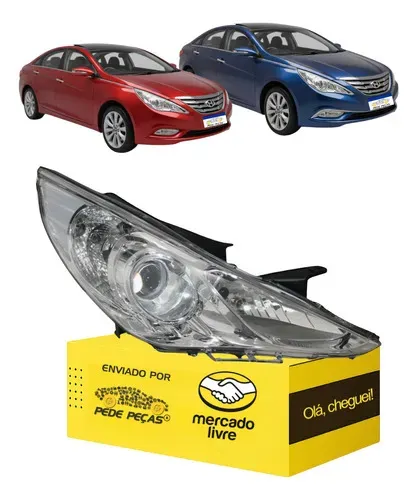 Farol Sinaleira Sonata 2011 2012 2013 Manual Sem Xenon L.d Direito/passageiro