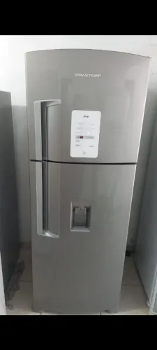 Geladeira Brastemp 450 litros, frost free, prata