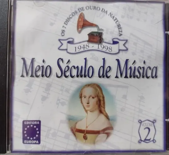 2 Cds de 1998 "Meio Século de Música" Volumes 2 e 6 - Movieplay Brasil