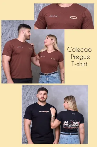 Camisetas Cristãs Coleção Pregue
