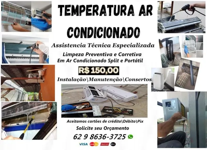 Seu ar condicionado quebrou: Temperatura refrigeração consertos e manutenção 