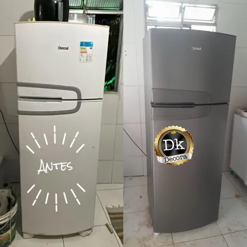  PLOTAGEM DE GELADEIRA - DEIXE SUA GELADEIRA NOVA E ESTILOSA! <br>