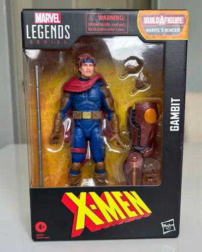 Action Figure Gambit Original Marvel Legends Boneco