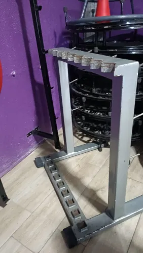 Suporte de barras para academia