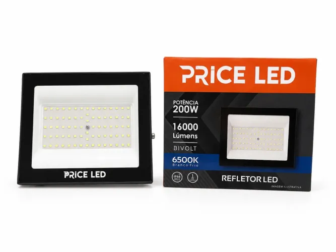 Refletor Led 200w Branco