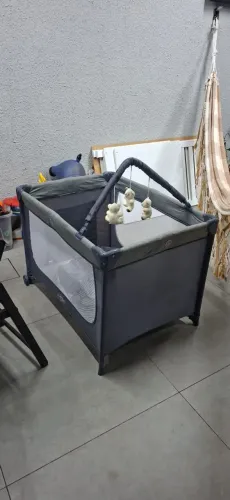 Berço Cercadinho Baby Soft até 18kg, com colchão ortobom