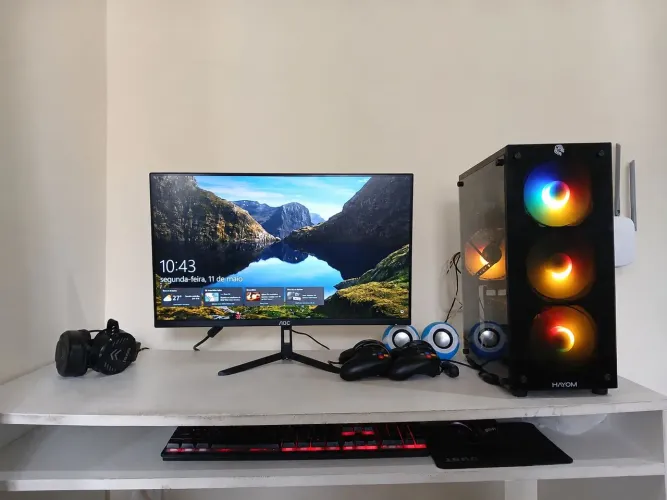 PC Gamer Intel i5 + RX 570 8GB + SSD + HD - Rodando tudo liso