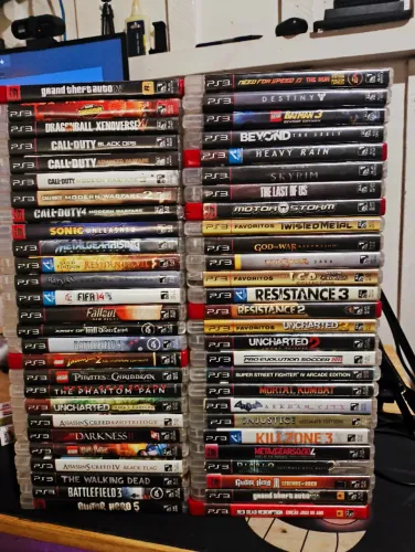 COLEÇÃO DE JOGOS ORIGINAIS DE PLAYSTATION 3 (PS3)