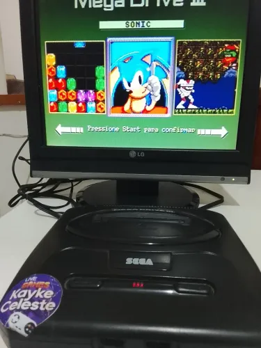 Mega drive 3, 30 jogos na memória (não envio)