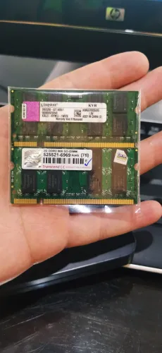 Memória notebook DDR2 raridade