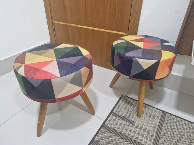 Conjunto puff sala