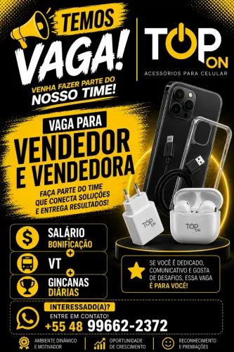 VAGA PARA VENDEDOR