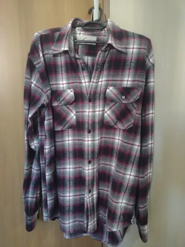Camisa xadrez tamanho G