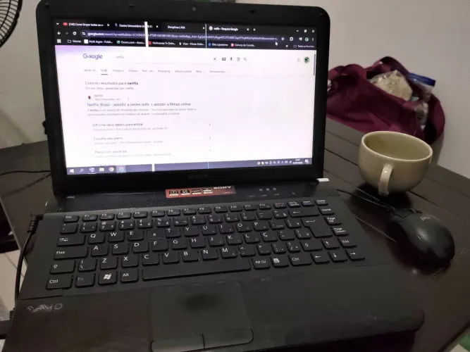 Notebook sony vaio (descrição)