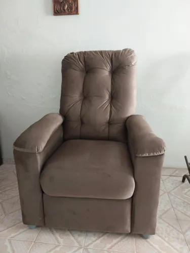 Poltrona acolchoada