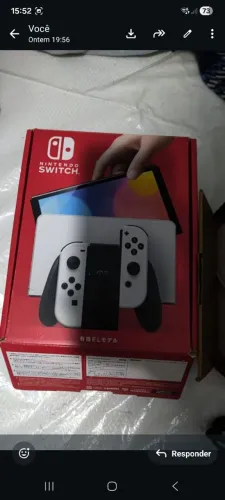 Vendo/Troco Nintendo Switch Oled com 512gb na caixa!!!