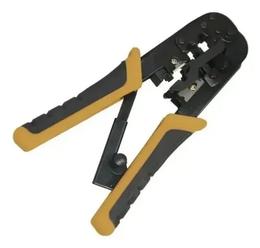 ALICATE DE CRIMPAR C/ CATRACA RJ45 RJ11 RJ12 HIKARI HK-303 - LOJA DADO DIGITAL