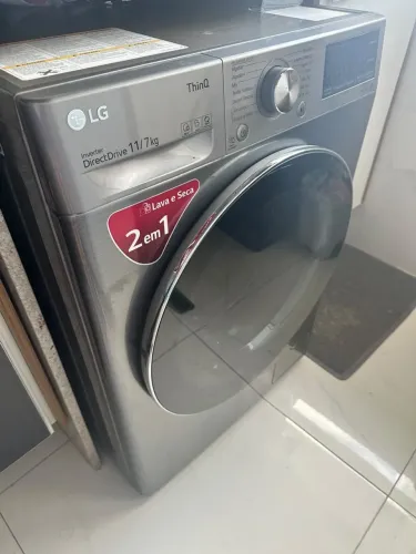 Lava e Seca LG Smart VC4 11kg Inox 220V - Perfeita