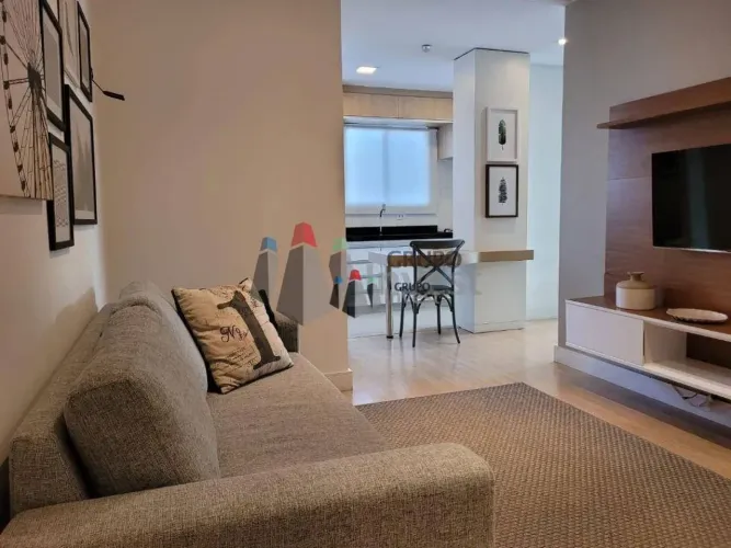 Apartamento com 1 dormitório para alugar, 51 m² por R$ 5.583,00/mês - Cambuí - Campinas/SP
