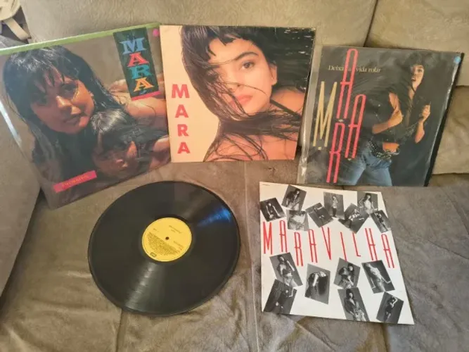 Coleção 4 Discos de Vinil - Mara Maravilha LPs