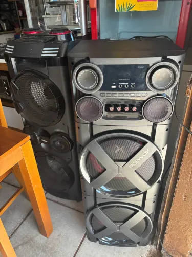 Caixa de som 2500 watts potência na garantia 