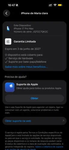 iPhone 17 pro max 256 gigas