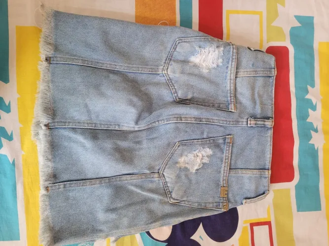 Lote de Calças/saia jeans