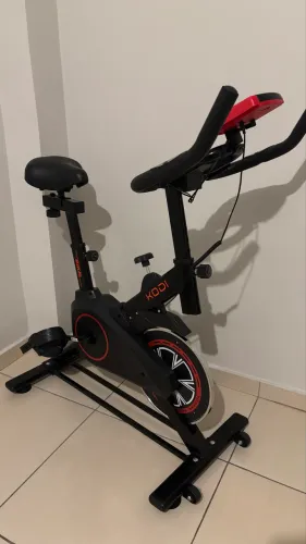 Bicicleta Spinning Ergométrica Academia Fitness Casa Treino Silenciosa Ajustável 120kg -V3