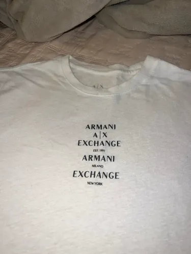 Camisa Armani exchange branca tamanho PP regular masculina 