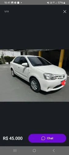 Toyota Etios XS Sedan 1.5 Flex 16V 4P Mec. 2014