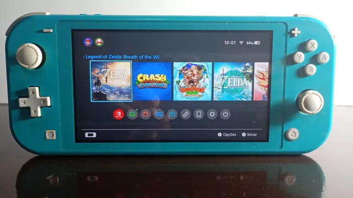 Nintendo Switch Lite Azul Desbloqueado