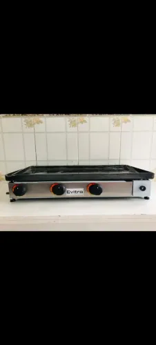 CHAPA EVITRA 3 QUEIMADORES 5MM - NOVA NA CAIXA