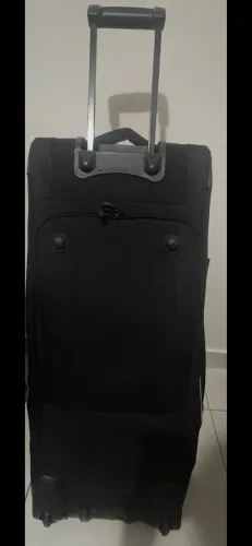 Mala 32kg Grande c/ Rodinha Preta Importada Super Resistente - dim 92cm x45cm x45cm