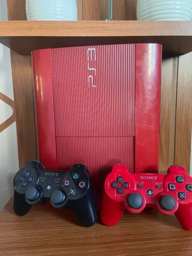 Ps3 Desbloqueado Super Slim - Versão vermelha (ENVIO IMEDIATO)