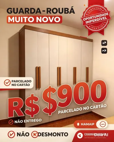 Guarda-roupa casal