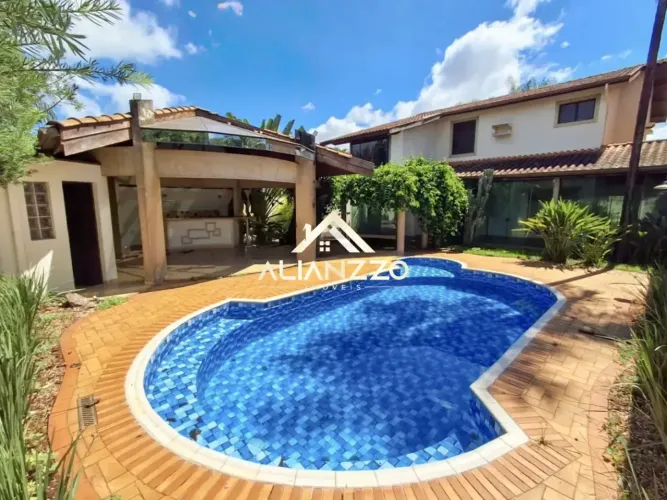 Casa Sobrado com 254m² 4 Quartos em condomínio em Bonfim Paulista/SP. Alianzzo Imóveis.
