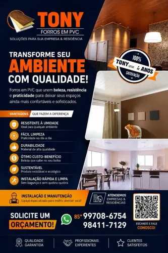 Trabalhamos com PVC drawll gesso 